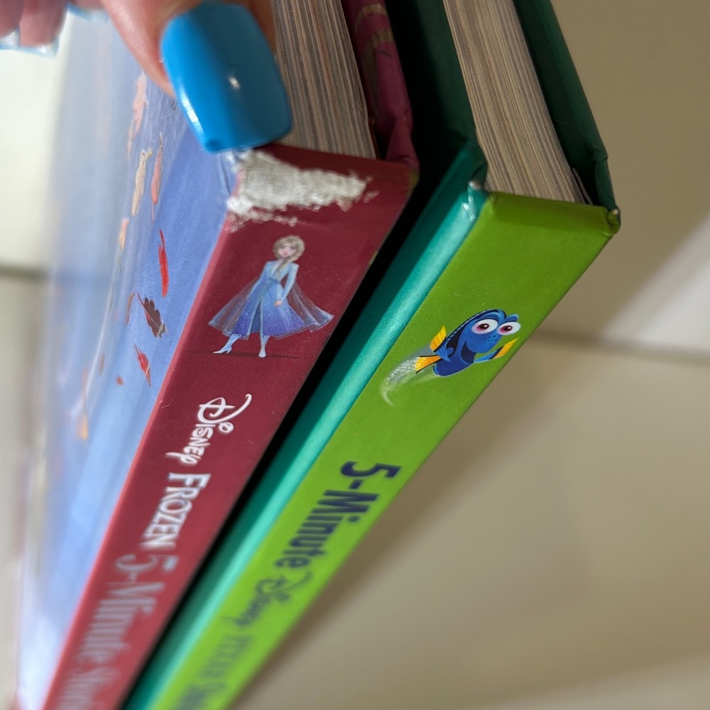(2) Disney Hardcover 5 Minute Storybook Stories Disney Pixar & Frozen - Picture 8 of 15